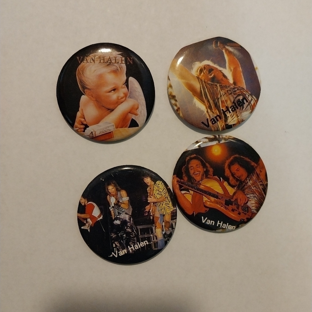 Van halen Button pins set - Picture 6 of 7